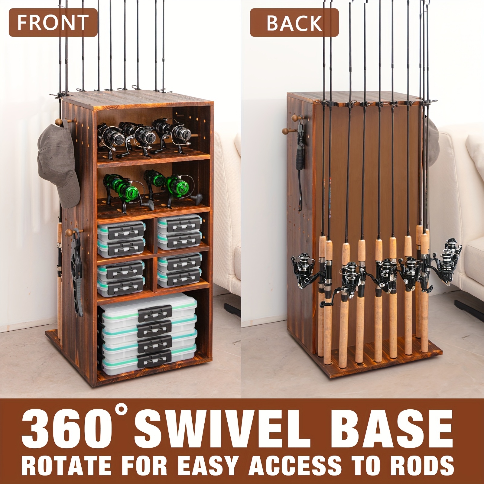 Fishing Equipment Gifts - Ghosthorn Fishing Rod Holders For Garage