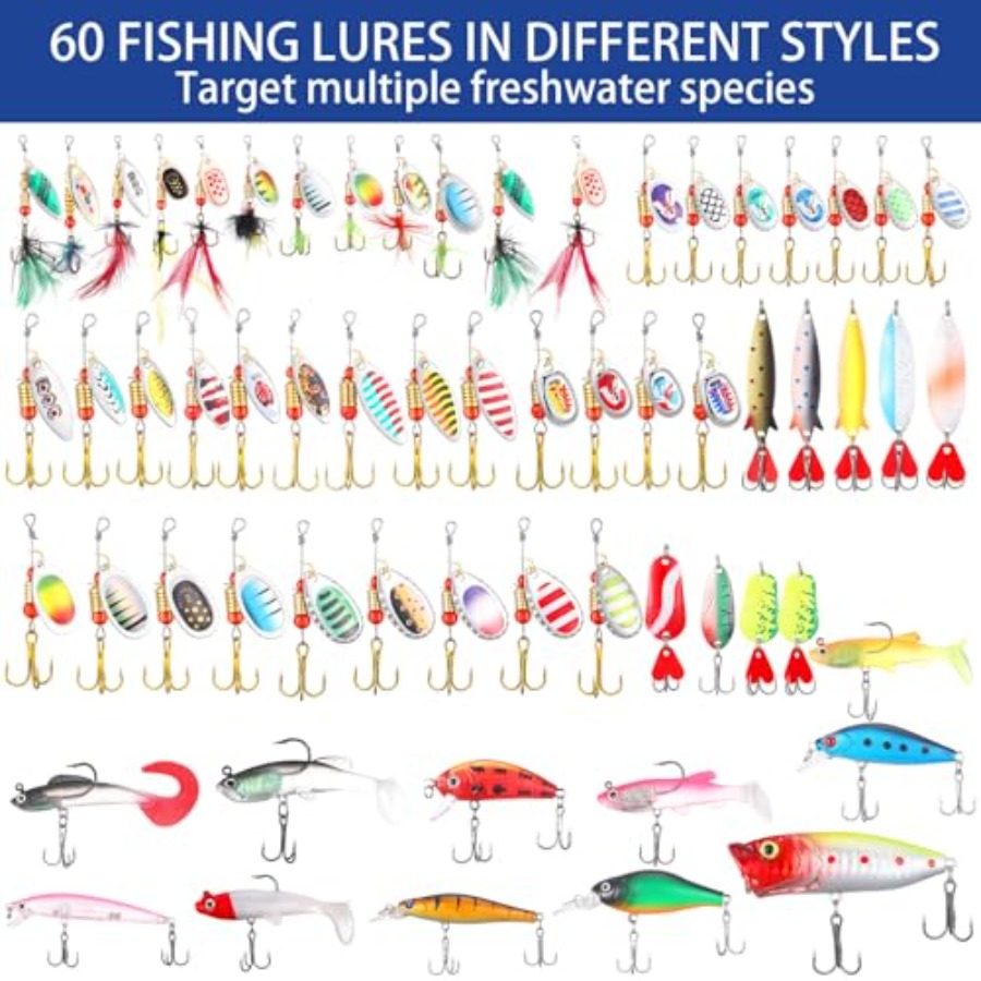 464 Pcs Fishing Backpack with  - огляд і ціна Fishing Equipment Gifts